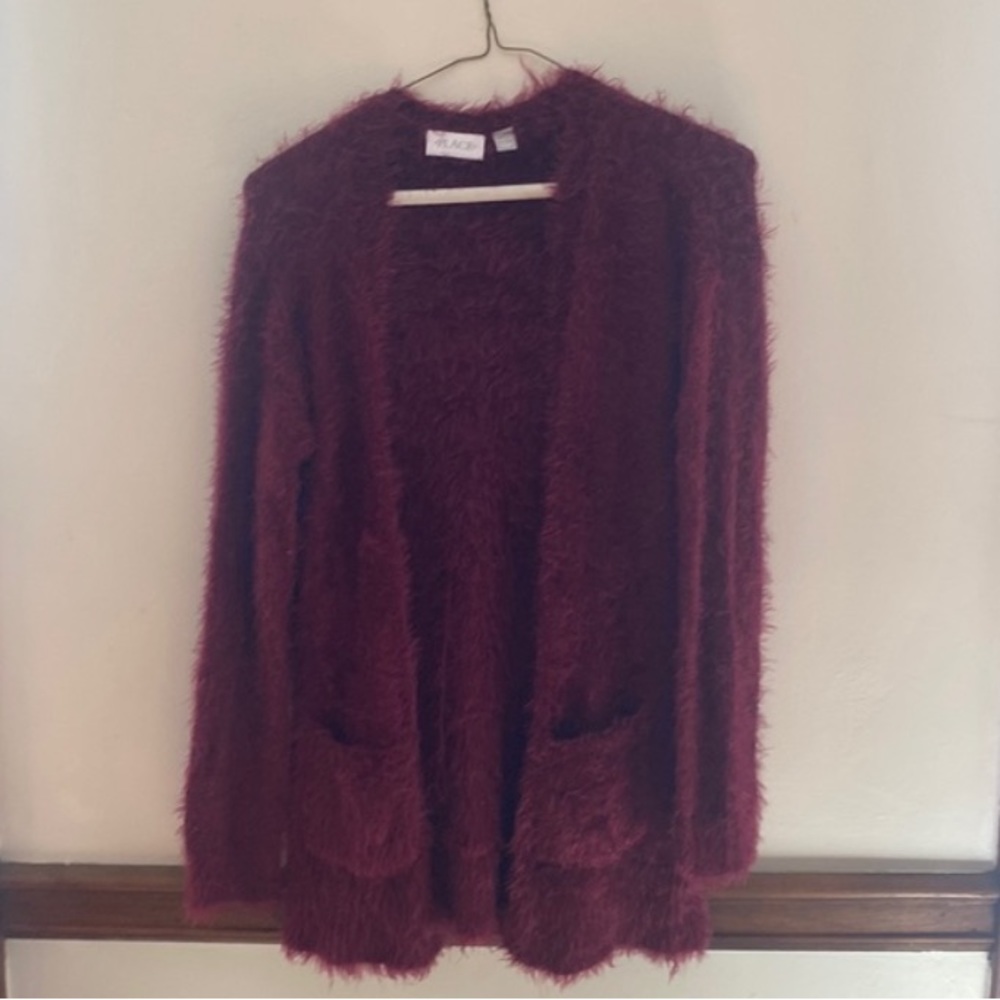 Women’s/Girl’s Maroon Soft Cardigan/Cover-up
